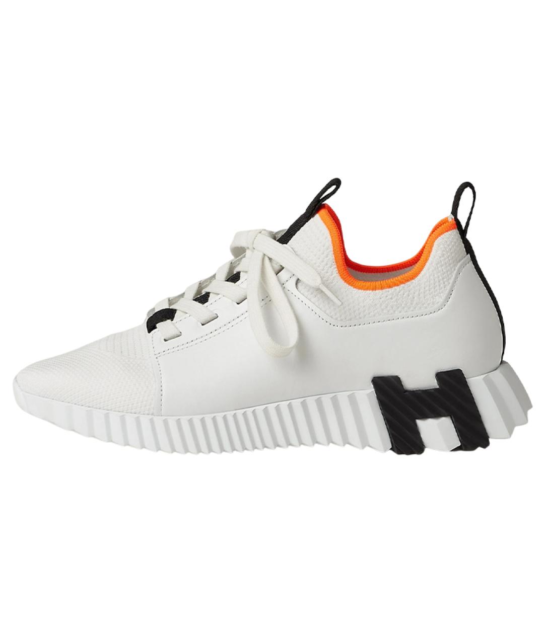 HERMES Белые кроссовки, фото 2