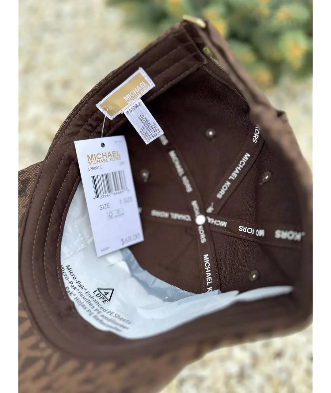 MICHAEL KORS Коричневая кепка, фото 4