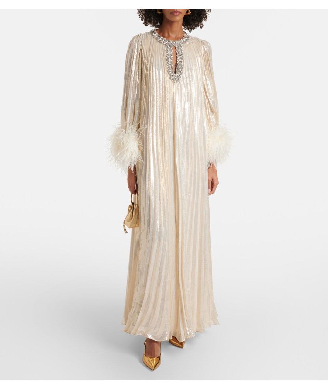 SELF-PORTRAIT Золотое вечернее платье, фото 2