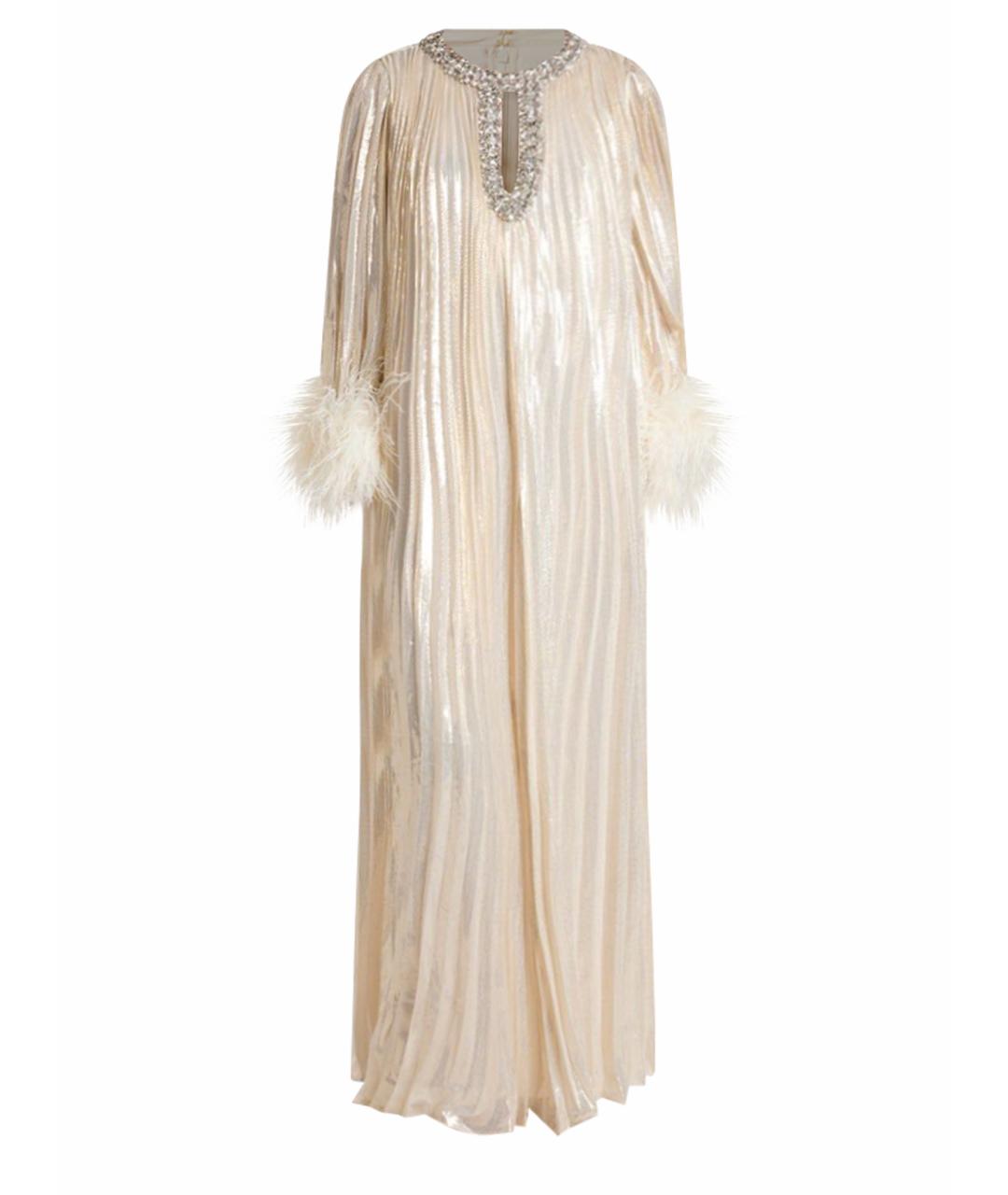 SELF-PORTRAIT Золотое вечернее платье, фото 1