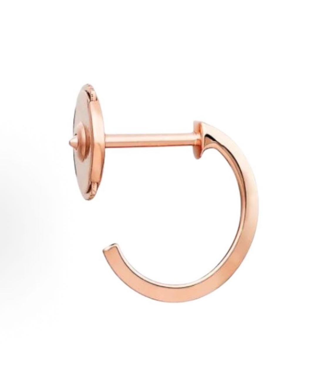 CARTIER Розовые серьги из розового золота, фото 2