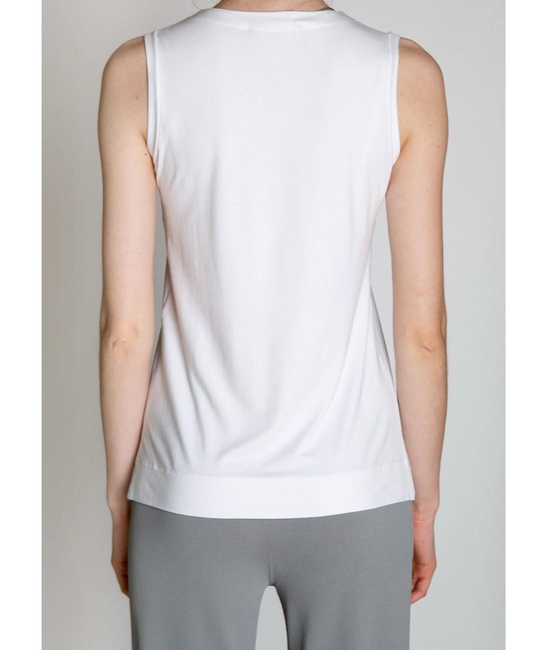 D.EXTERIOR Белая вискозная майка, фото 4