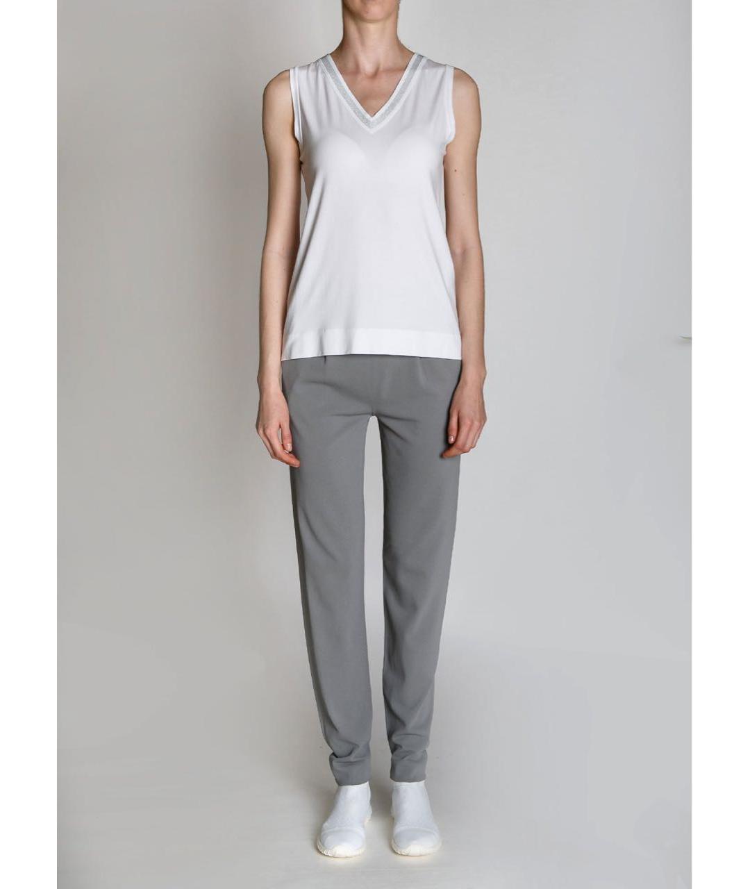 D.EXTERIOR Белая вискозная майка, фото 2