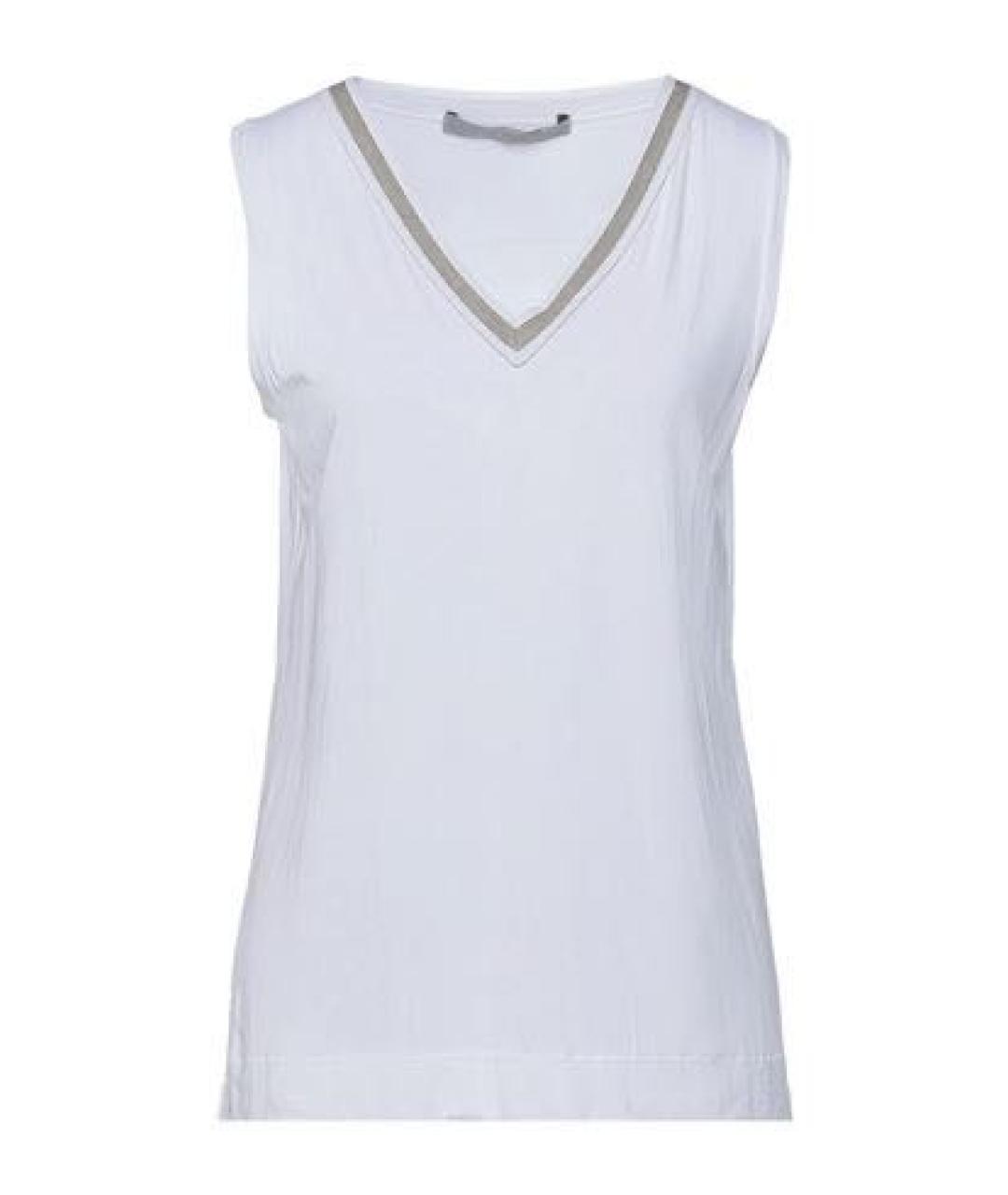 D.EXTERIOR Белая вискозная майка, фото 1