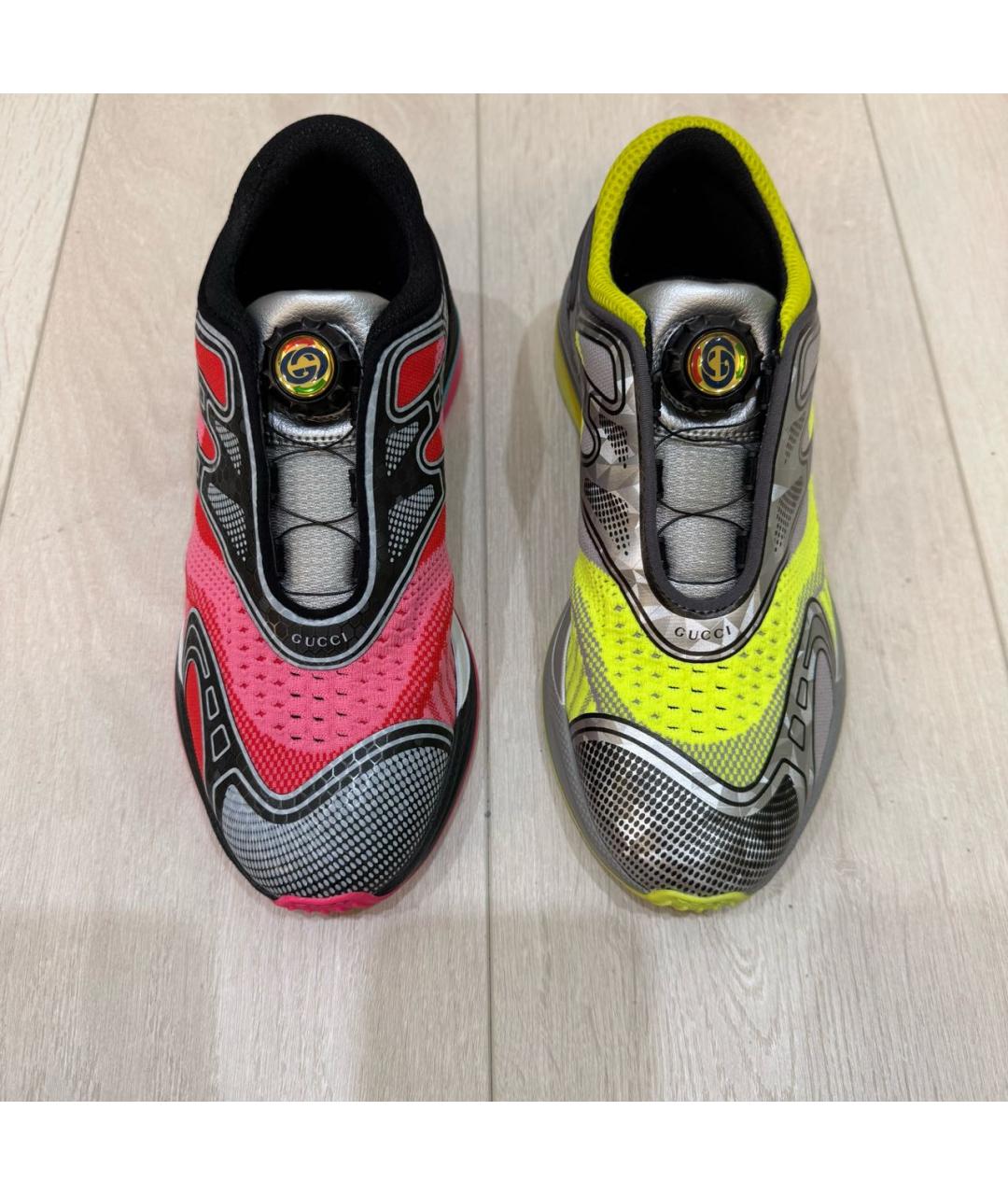 GUCCI Текстильные кроссовки, фото 3