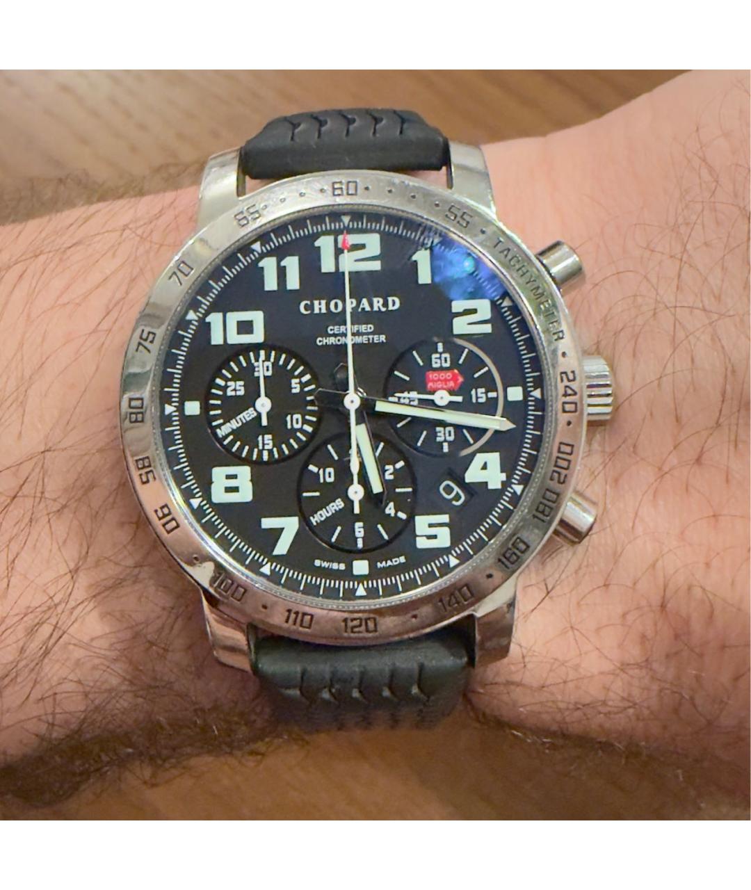 CHOPARD Черные часы, фото 5