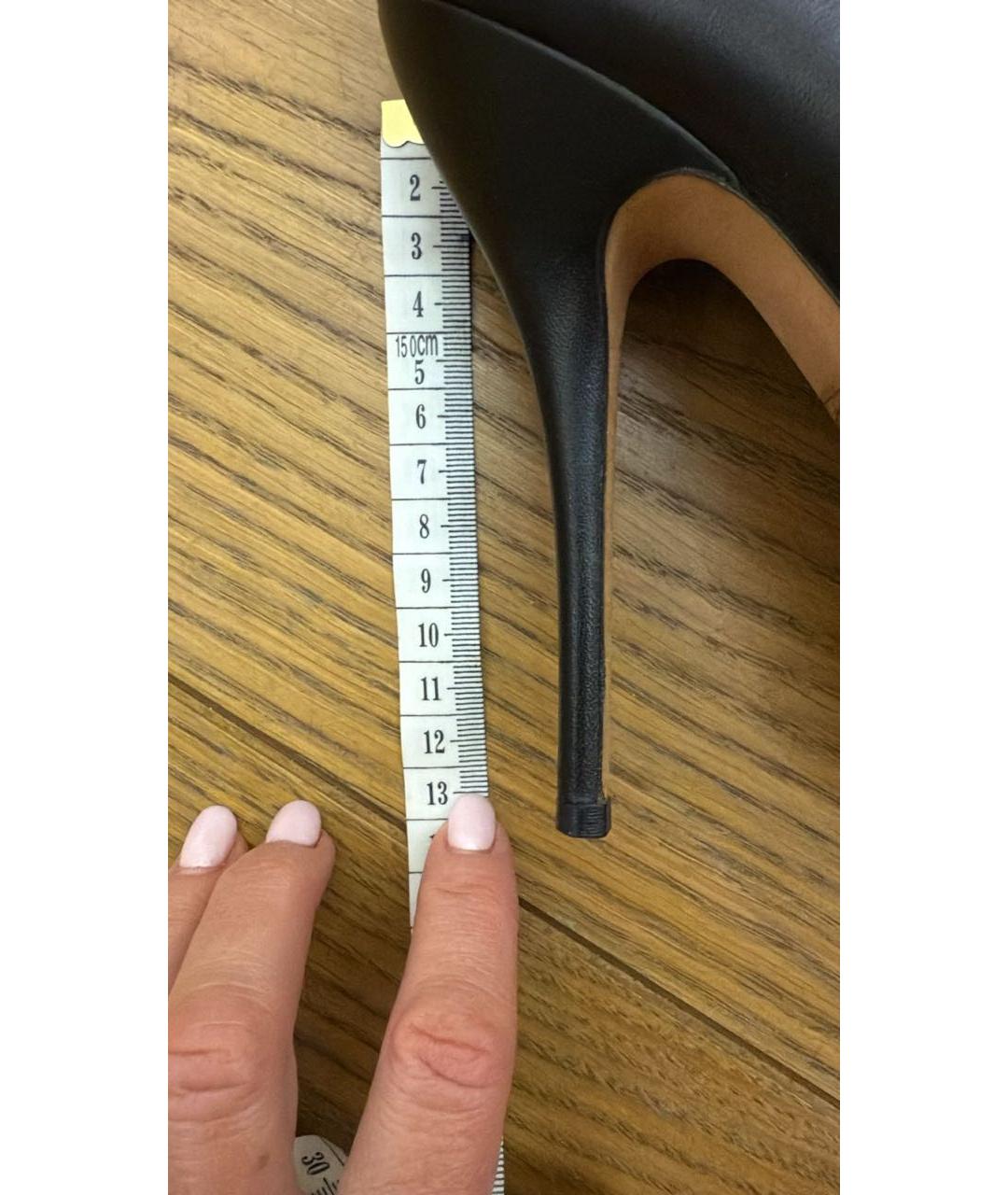 GUCCI Черные кожаные сапоги, фото 3