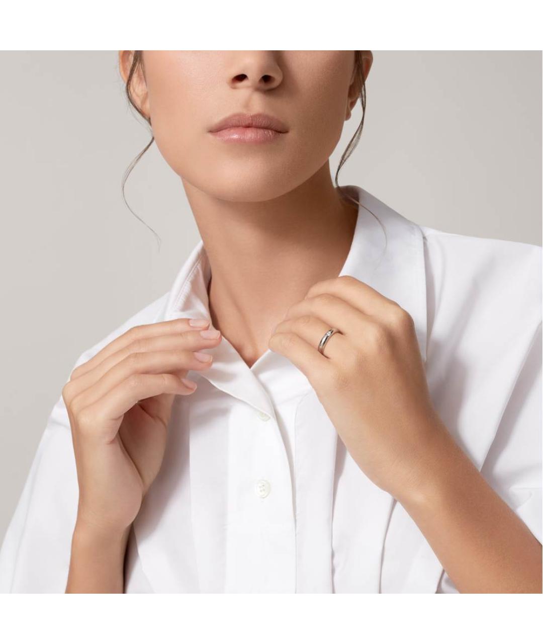 CARTIER Серебряное платиновое кольцо, фото 5