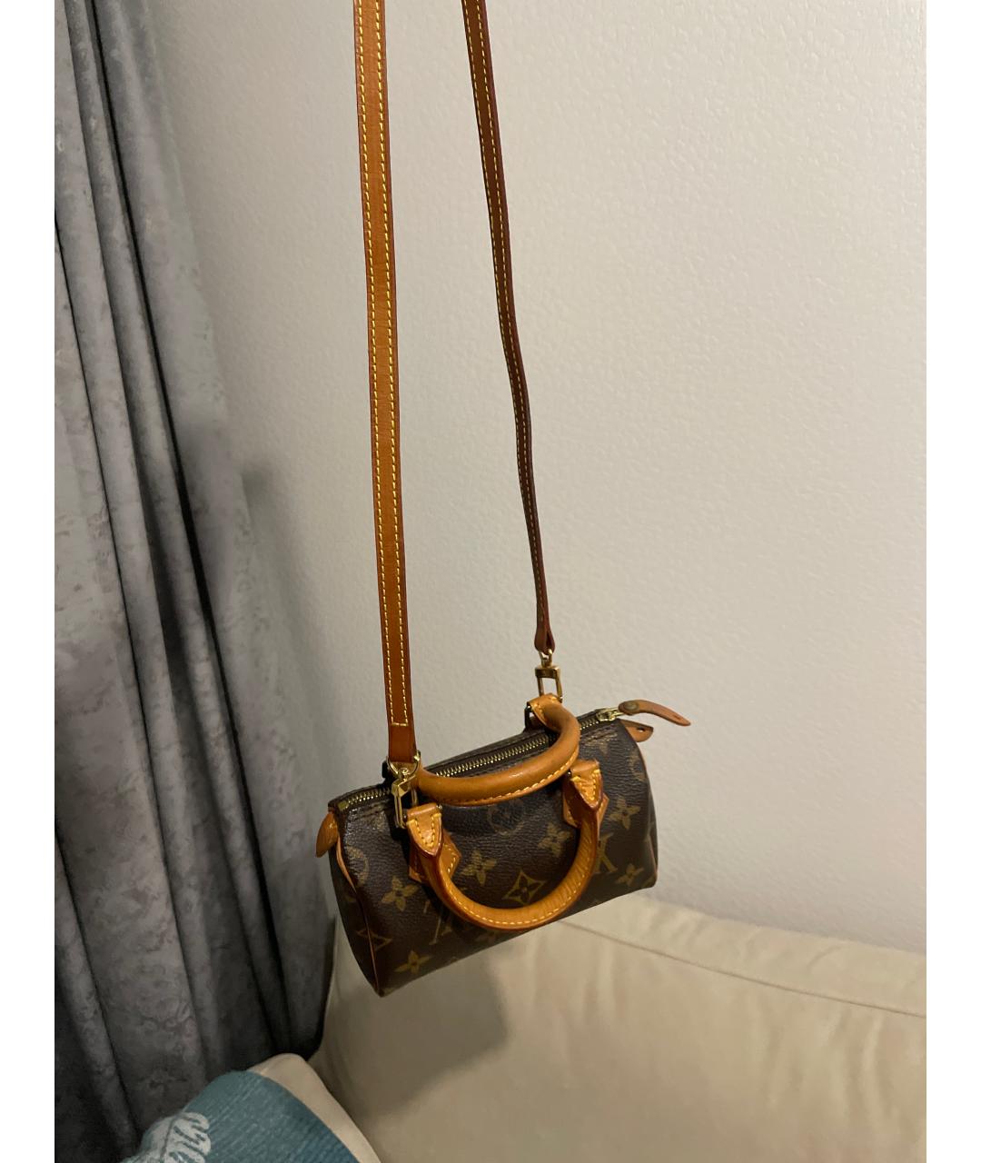 LOUIS VUITTON Коричневая сумка через плечо, фото 5