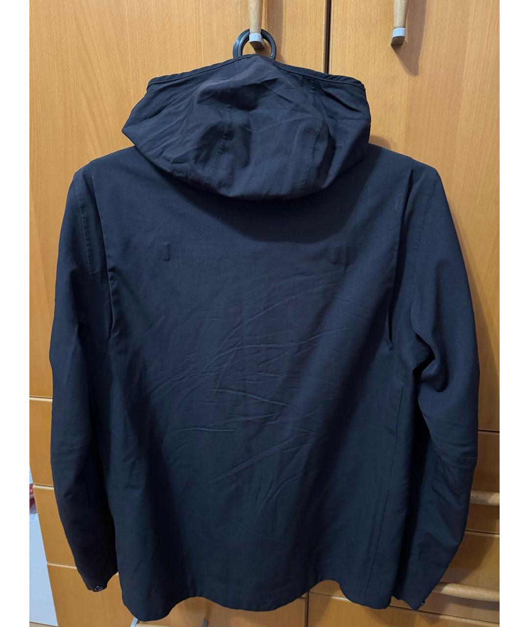 STONE ISLAND Черная полиэстеровая куртка, фото 2