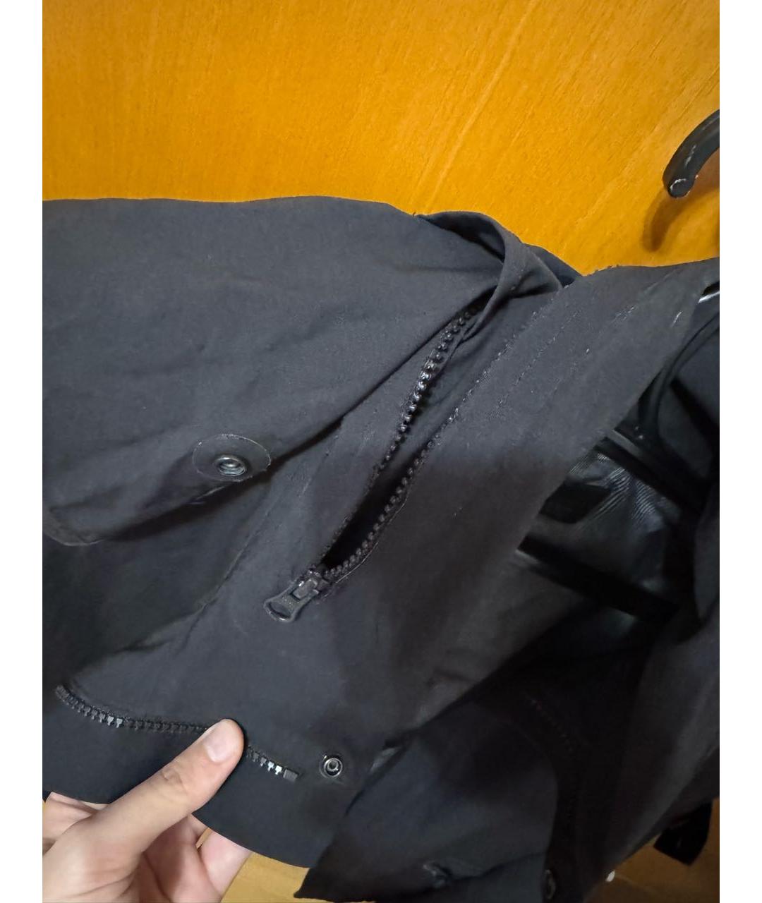 STONE ISLAND Черная полиэстеровая куртка, фото 7