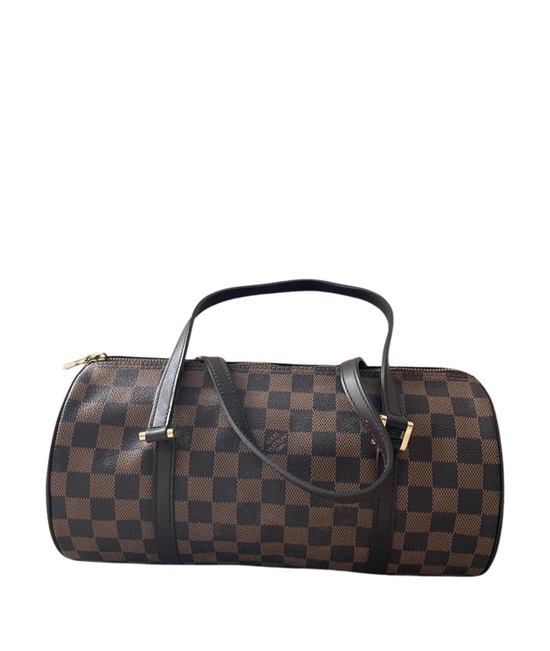 LOUIS VUITTON Коричневая сумка с короткими ручками, фото 1