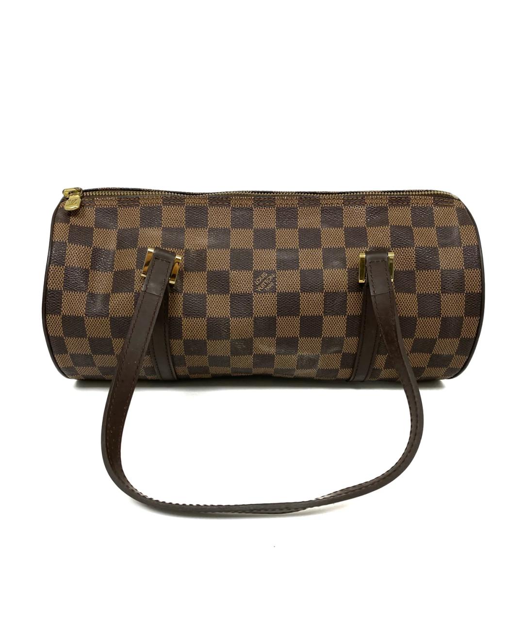 LOUIS VUITTON Коричневая сумка с короткими ручками, фото 3