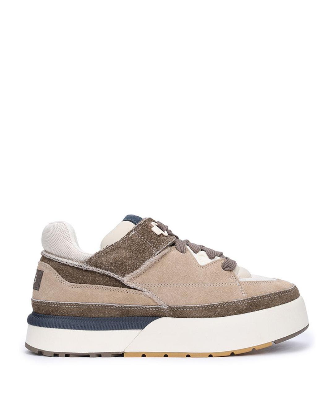 UGG AUSTRALIA Бежевые замшевые кроссовки, фото 1