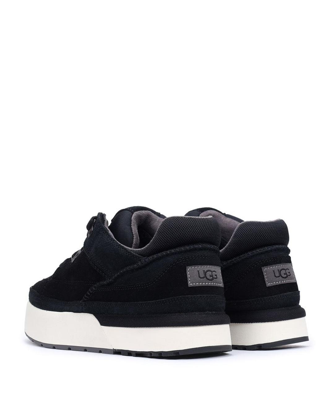 UGG AUSTRALIA Черные замшевые кроссовки, фото 4