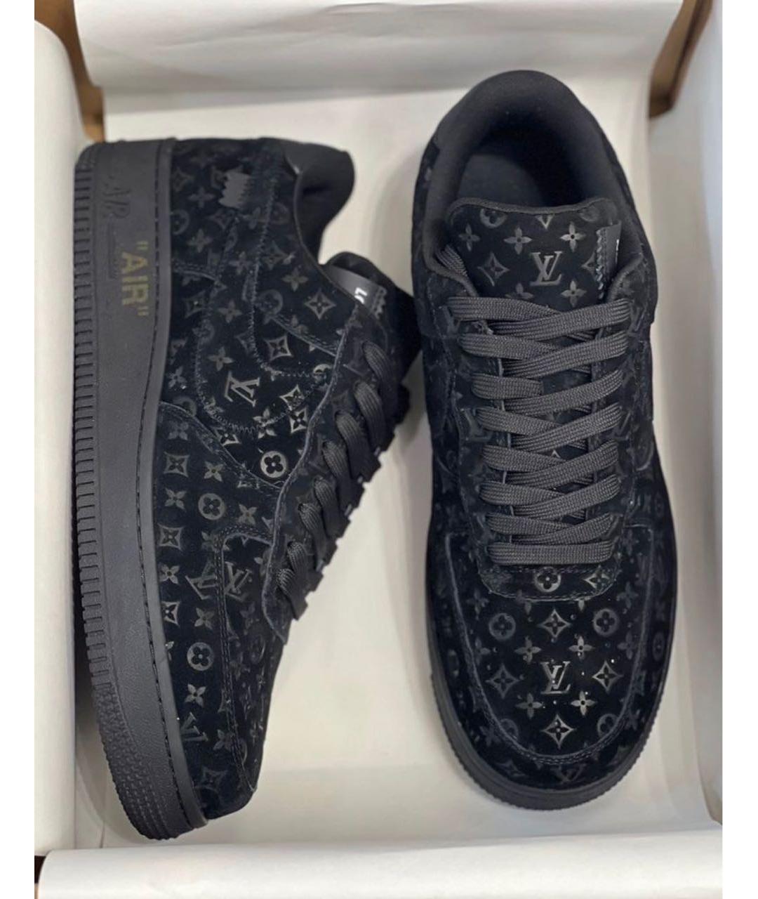 NIKE Черные замшевые кроссовки, фото 2