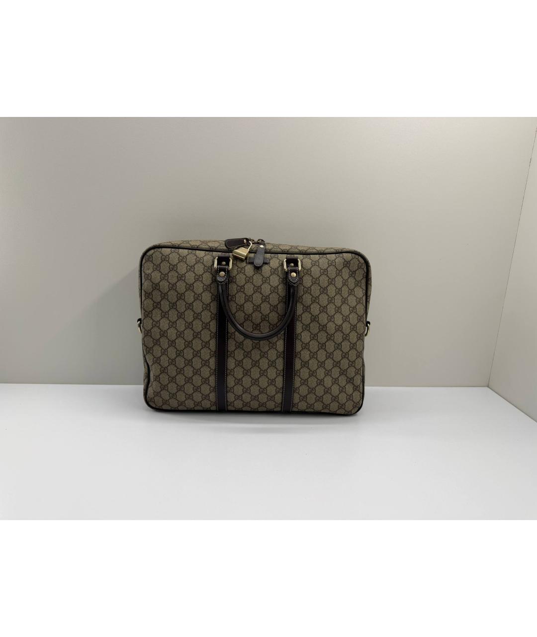 GUCCI Бежевый портфель, фото 2