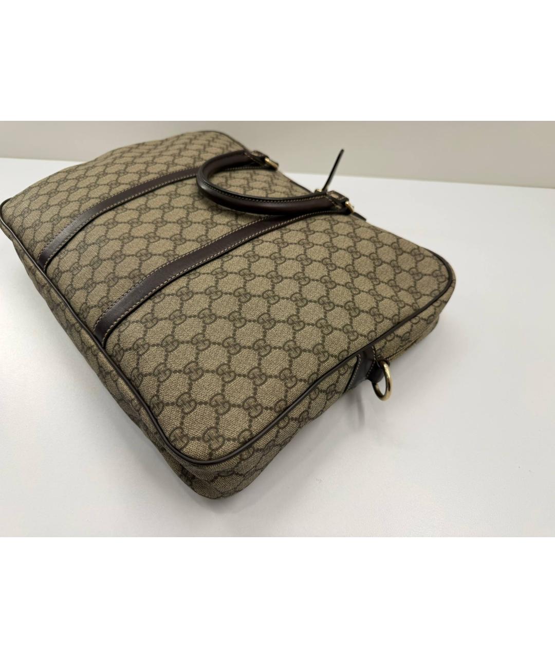 GUCCI Бежевый портфель, фото 8