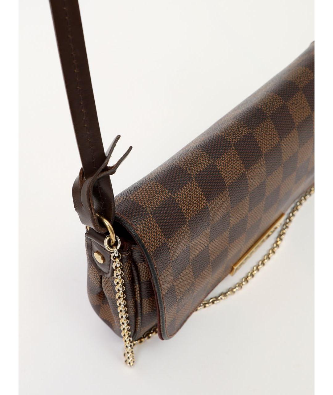 LOUIS VUITTON Коричневая сумка через плечо, фото 6