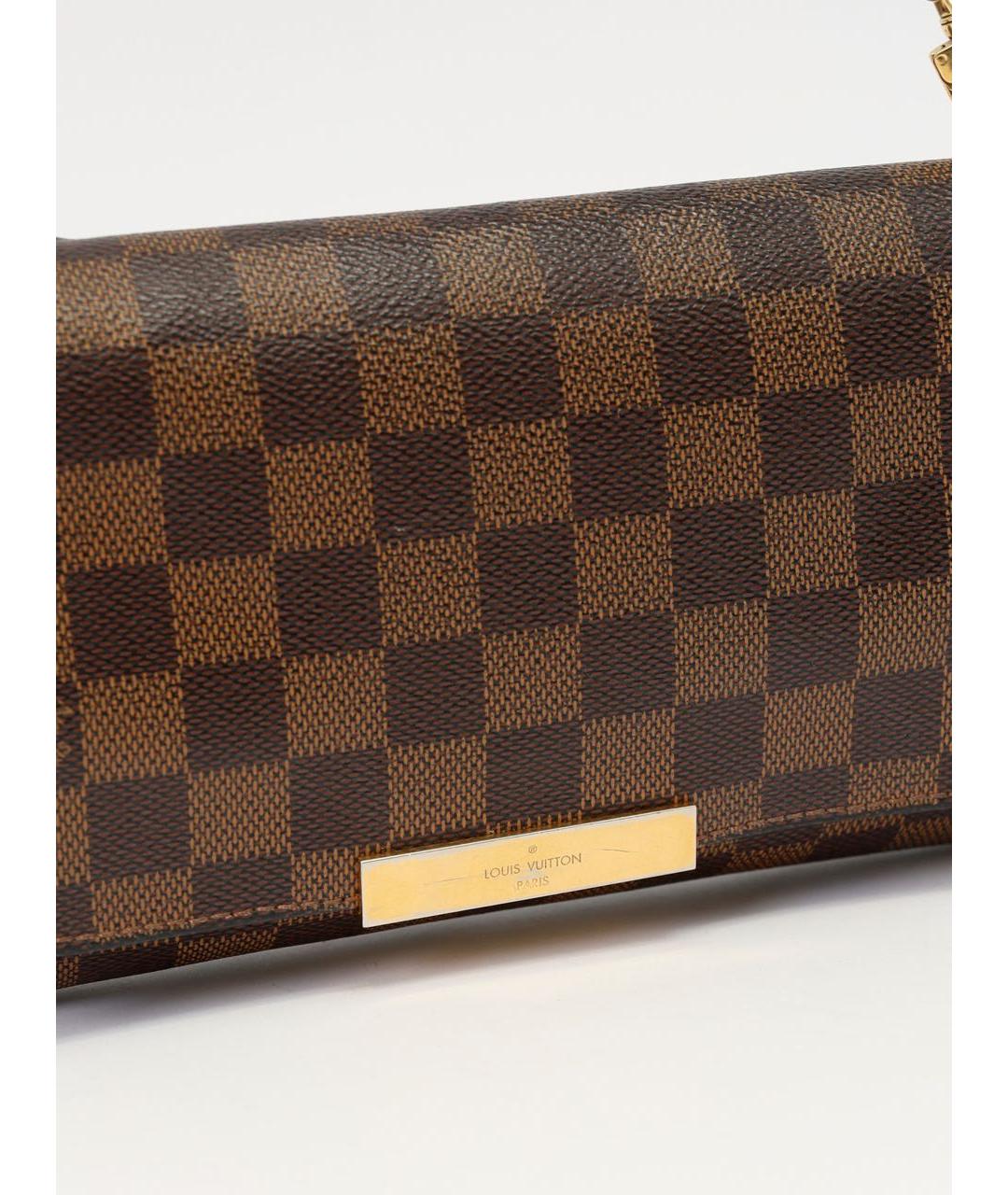 LOUIS VUITTON Коричневая сумка через плечо, фото 5