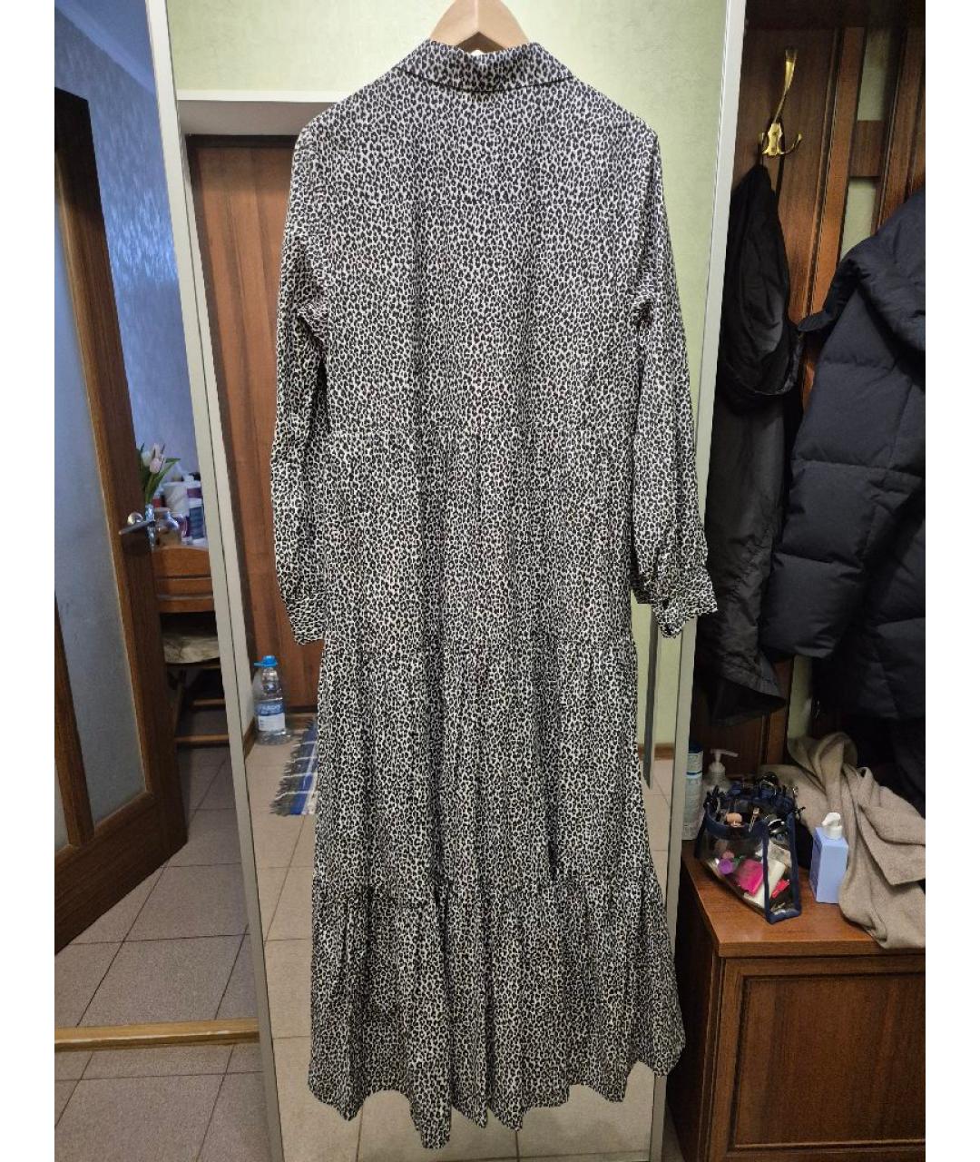 MICHAEL KORS Мульти хлопковое повседневное платье, фото 2