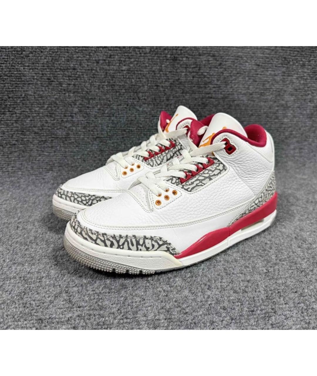 JORDAN Белые кожаные кроссовки, фото 2