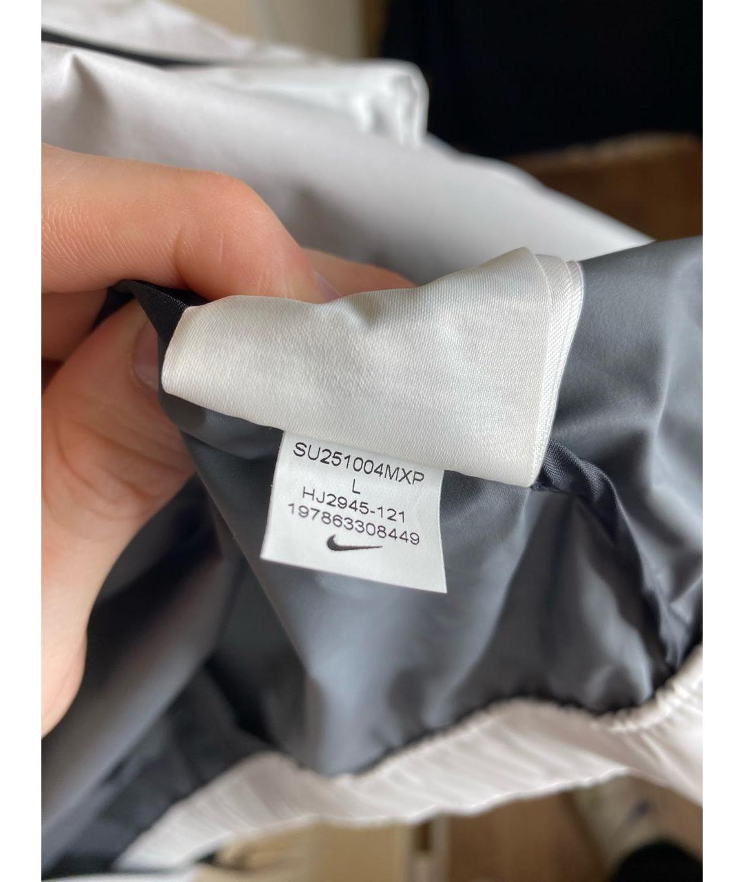 NIKE Серая полиэстеровая куртка, фото 7