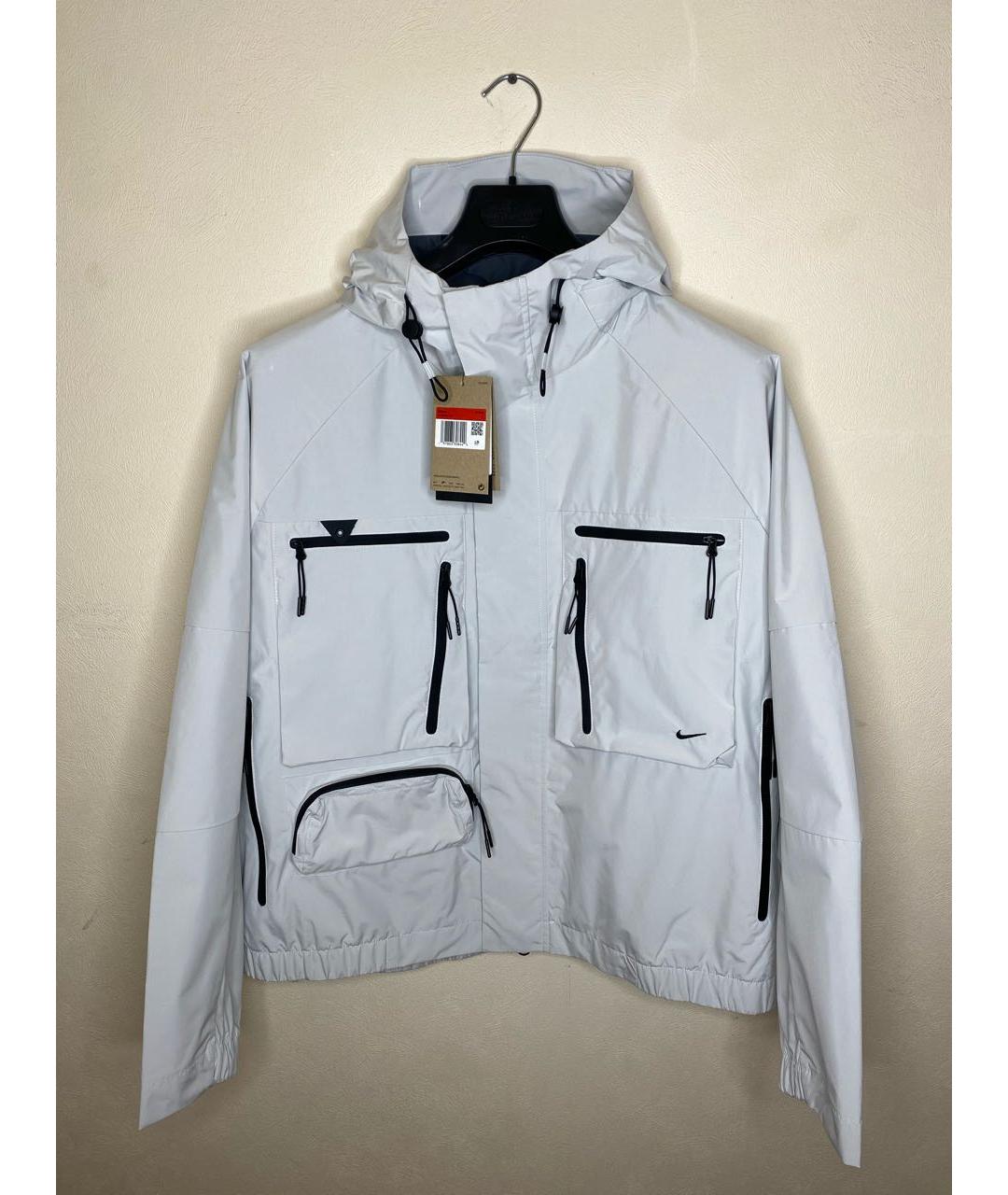 NIKE Серая полиэстеровая куртка, фото 9