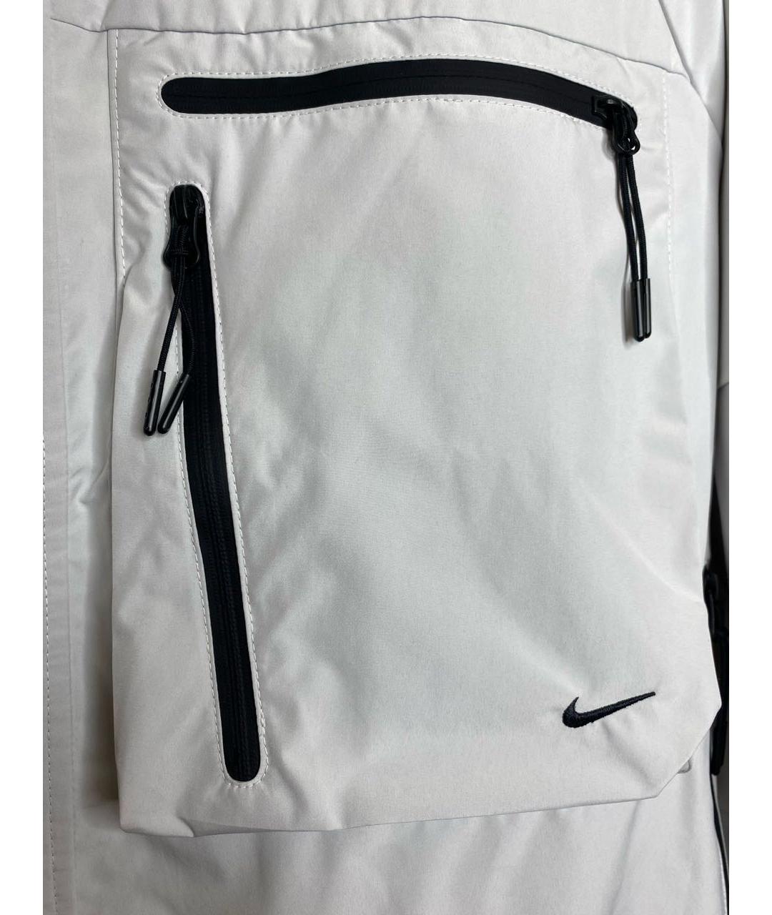 NIKE Серая полиэстеровая куртка, фото 5