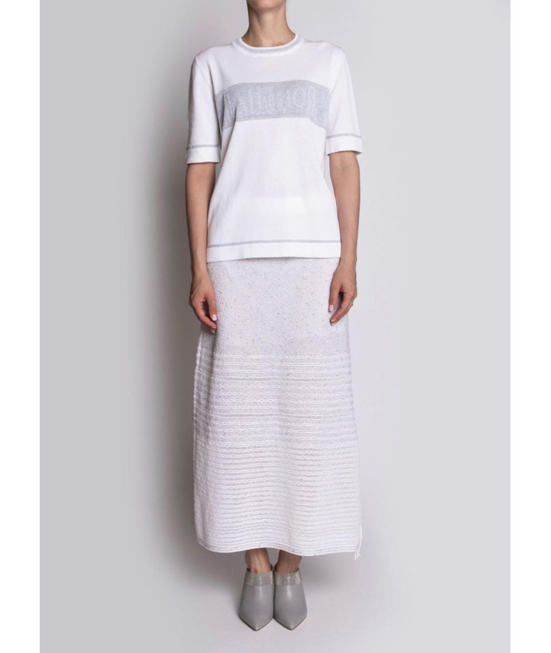 D.EXTERIOR Белая юбка макси, фото 2