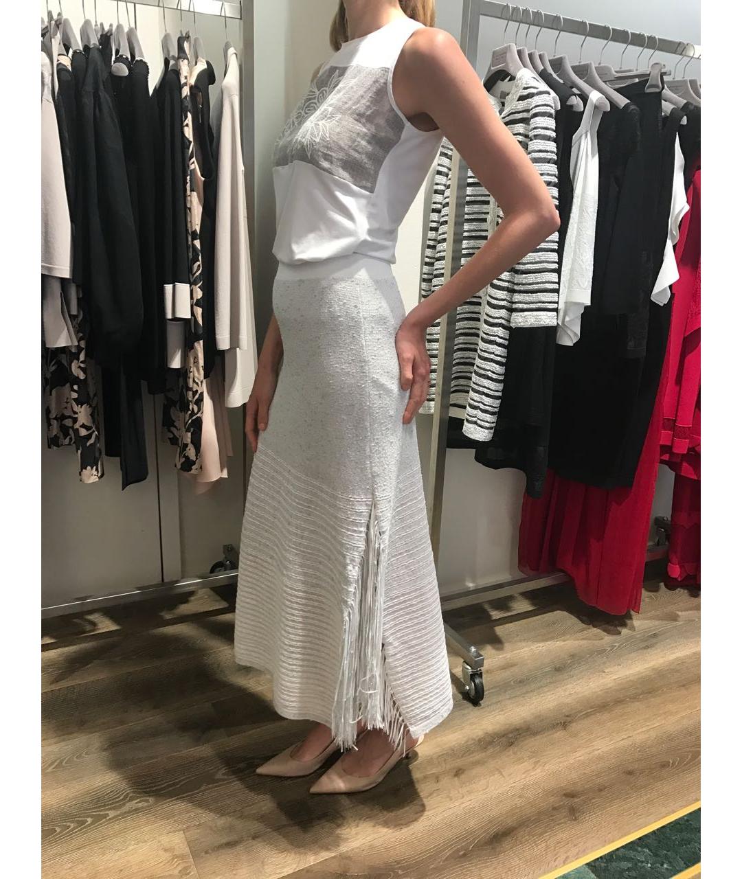 D.EXTERIOR Белая юбка макси, фото 8