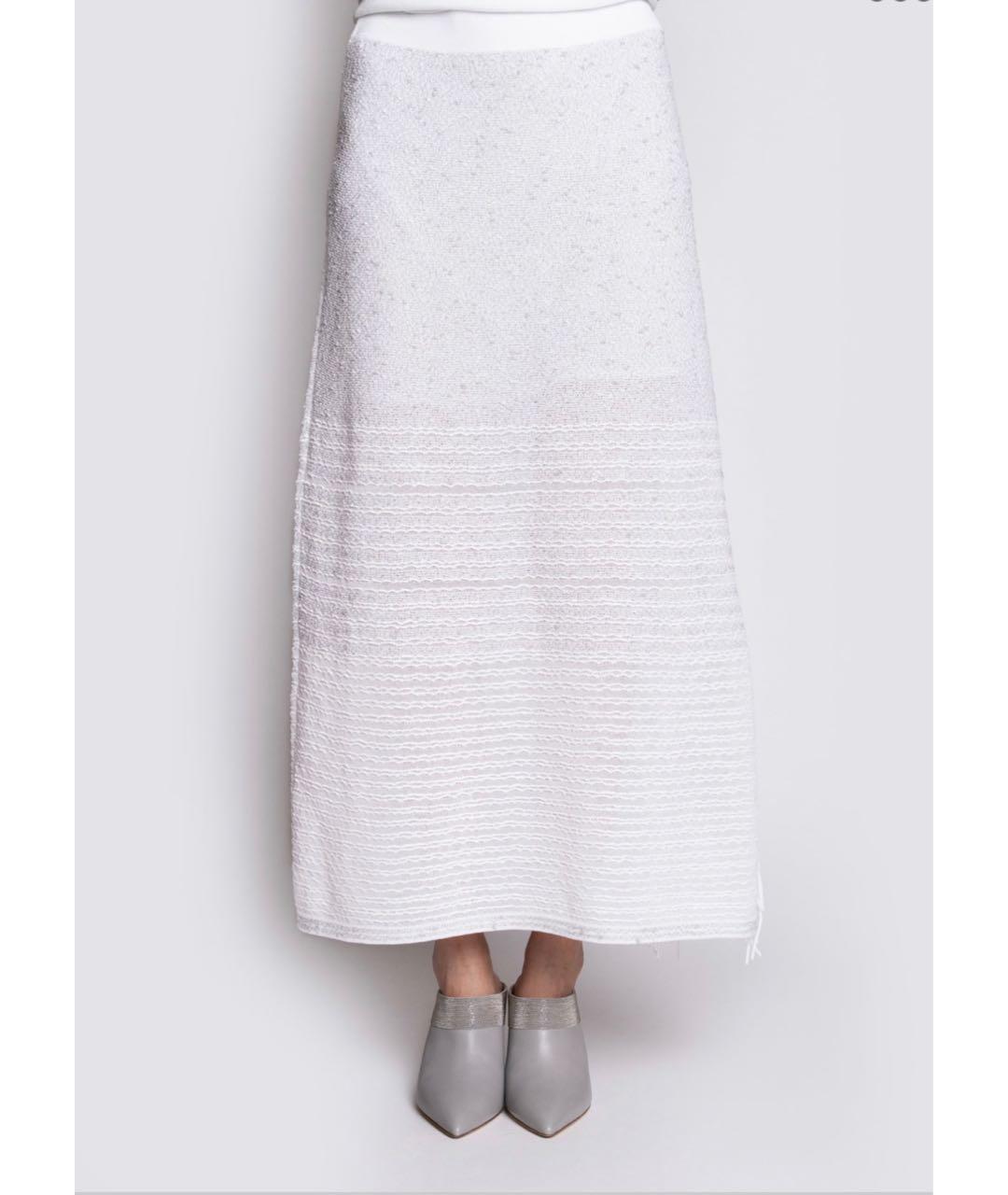 D.EXTERIOR Белая юбка макси, фото 4