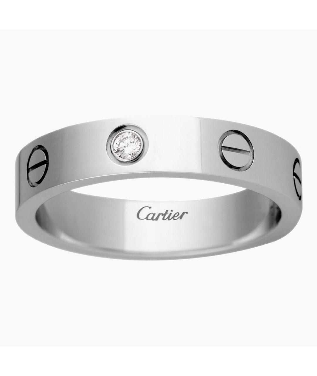 CARTIER Белое кольцо из белого золота, фото 7