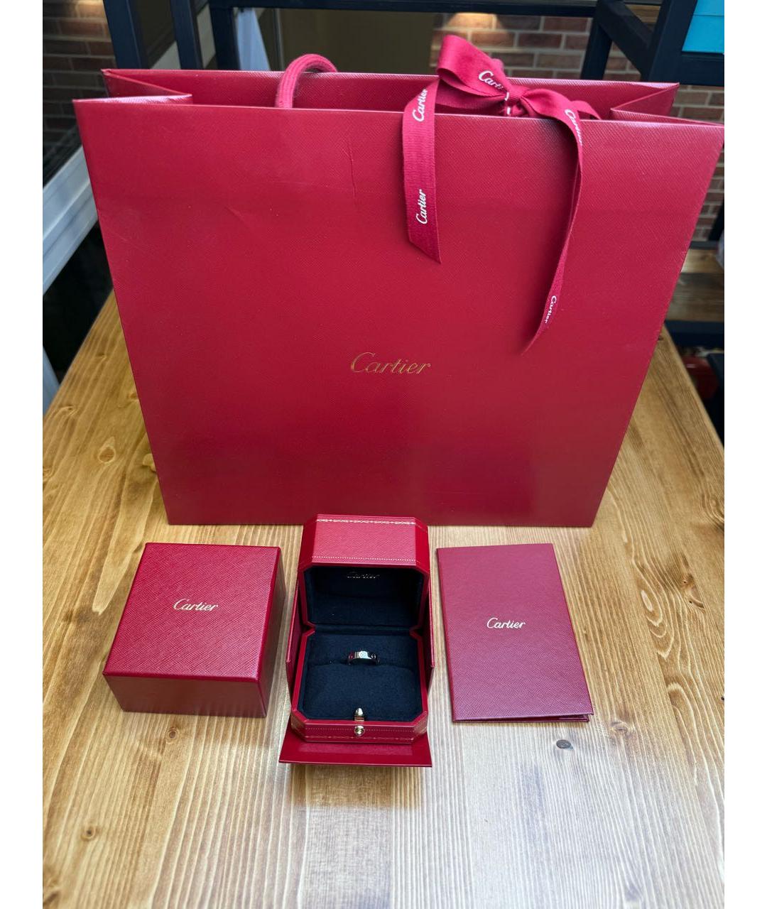 CARTIER Белое кольцо из белого золота, фото 6