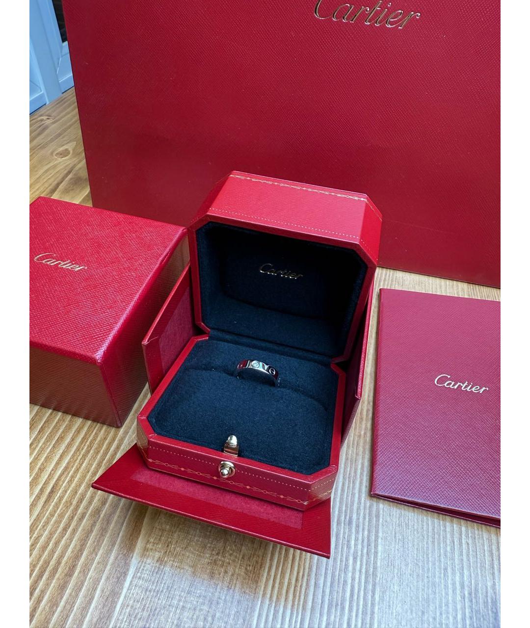 CARTIER Белое кольцо из белого золота, фото 3