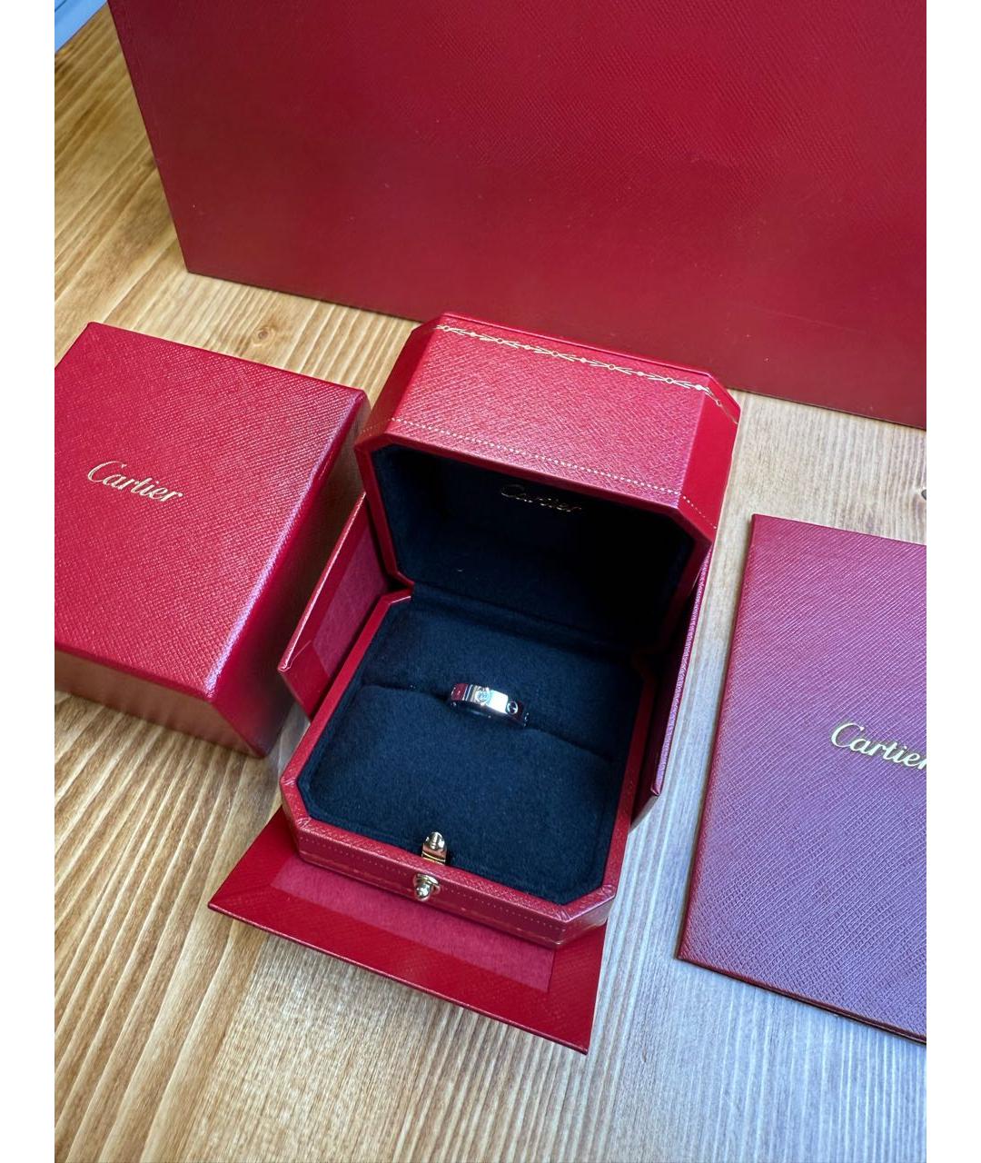 CARTIER Белое кольцо из белого золота, фото 4