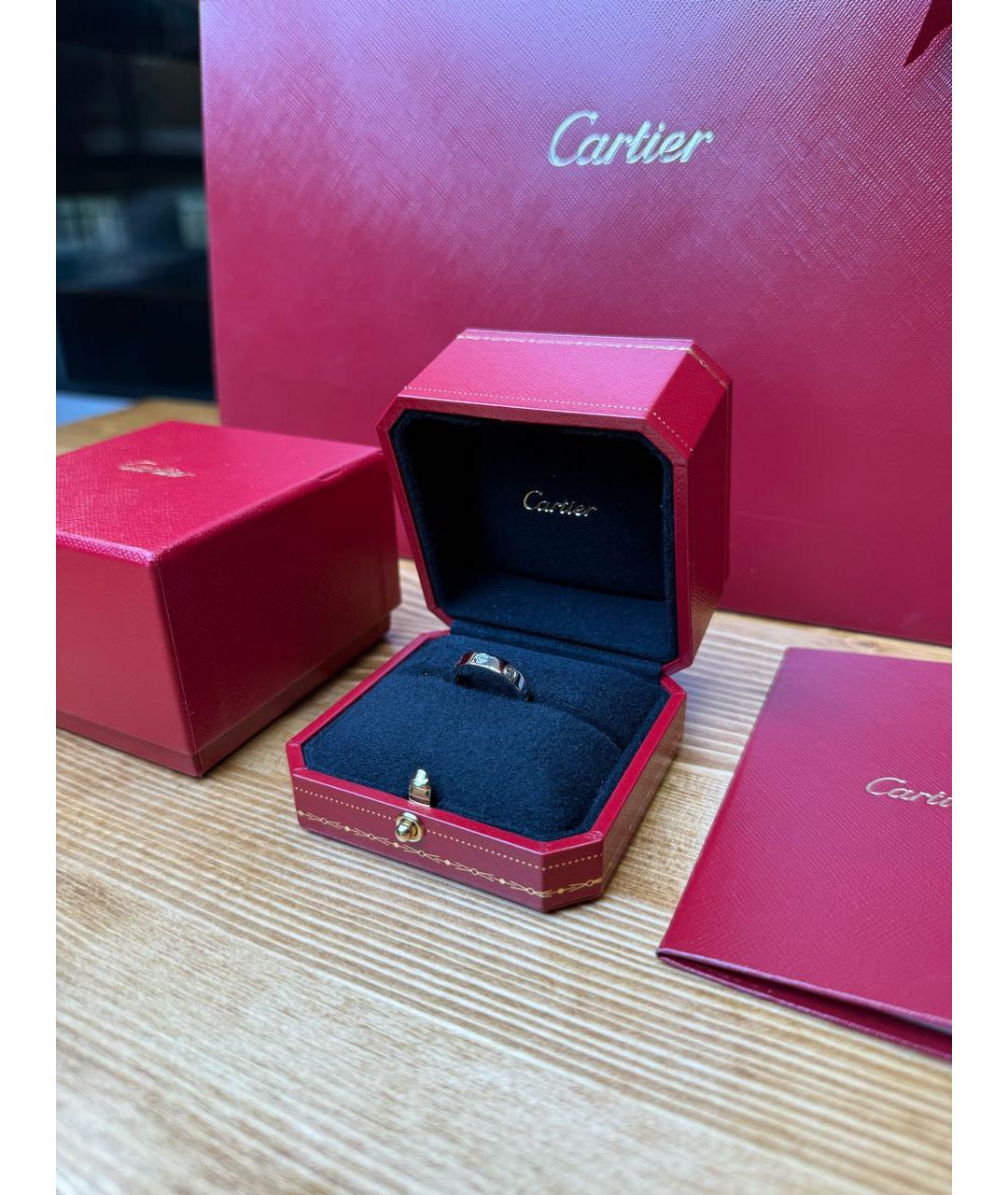 CARTIER Белое кольцо из белого золота, фото 5