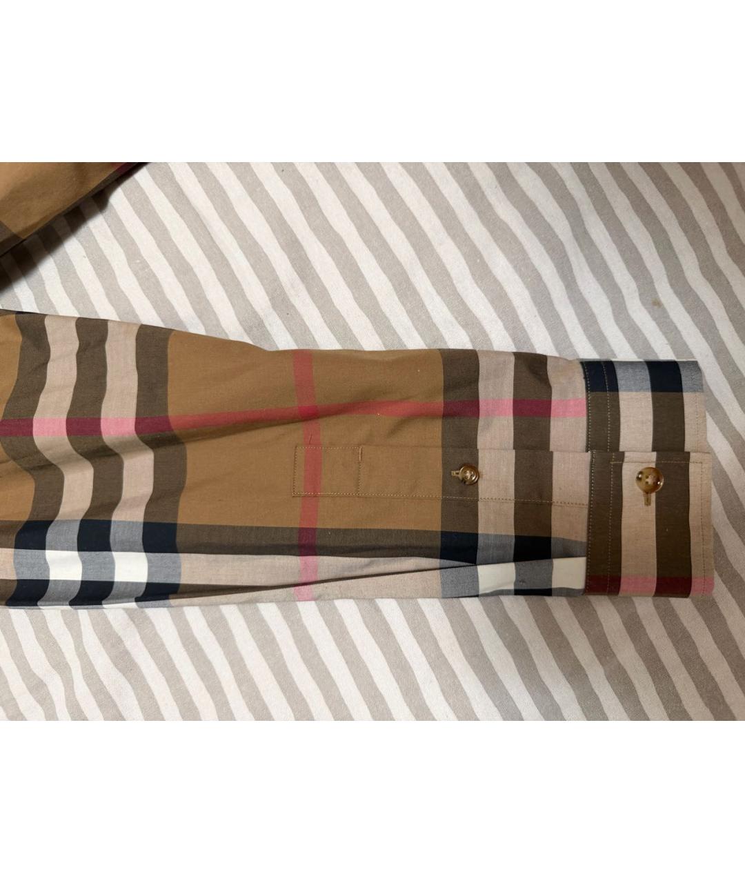 BURBERRY Хлопковая кэжуал рубашка, фото 4