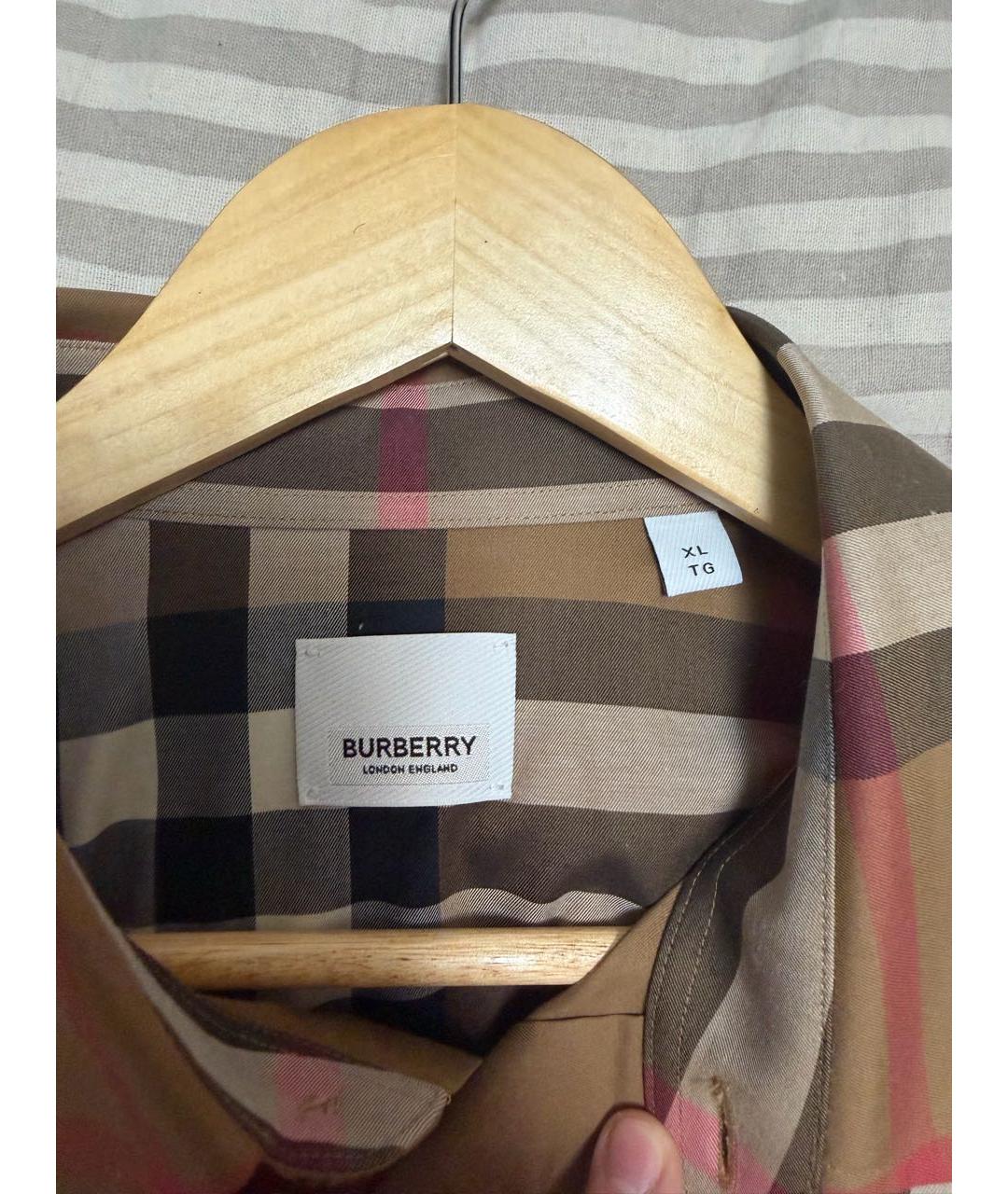 BURBERRY Хлопковая кэжуал рубашка, фото 3