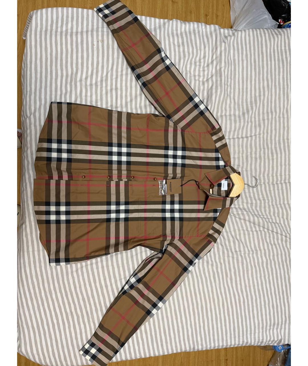 BURBERRY Хлопковая кэжуал рубашка, фото 5