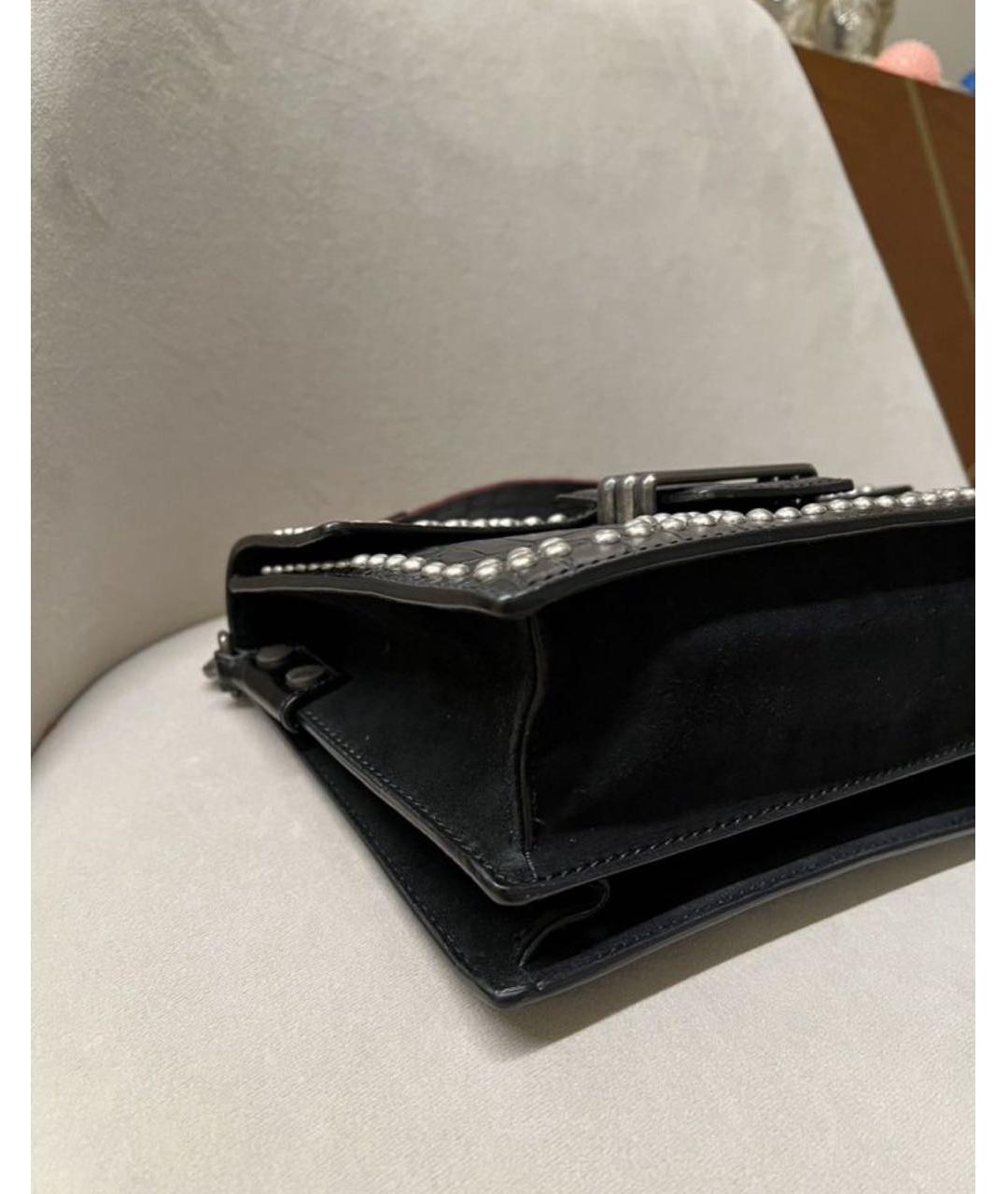 ETRO Черная кожаная сумка через плечо, фото 3