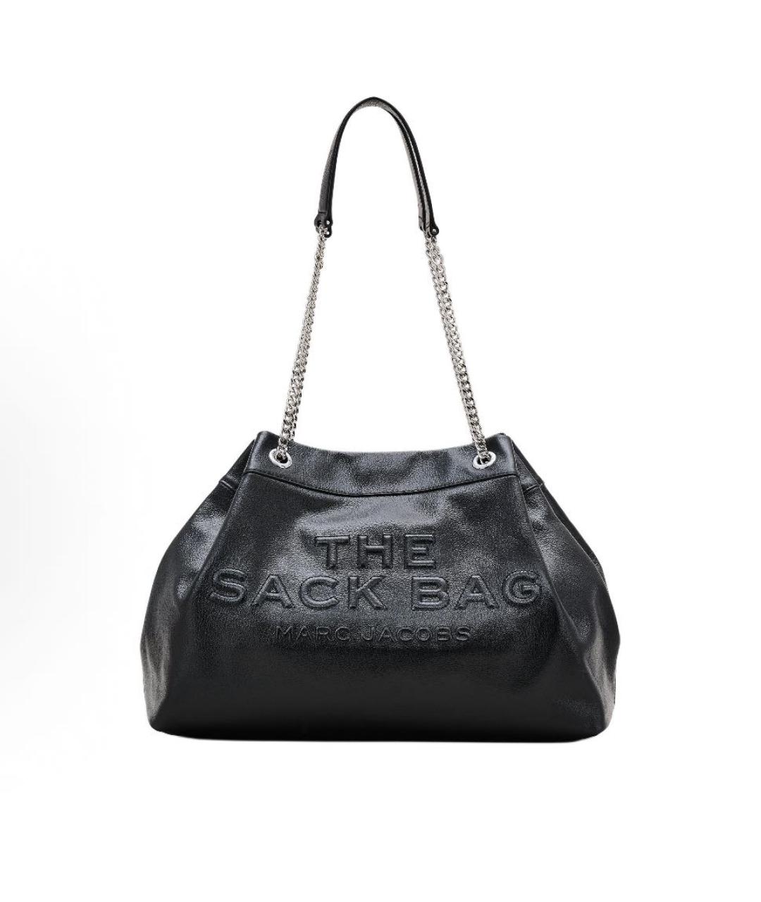 MARC JACOBS Черная кожаная сумка тоут, фото 9