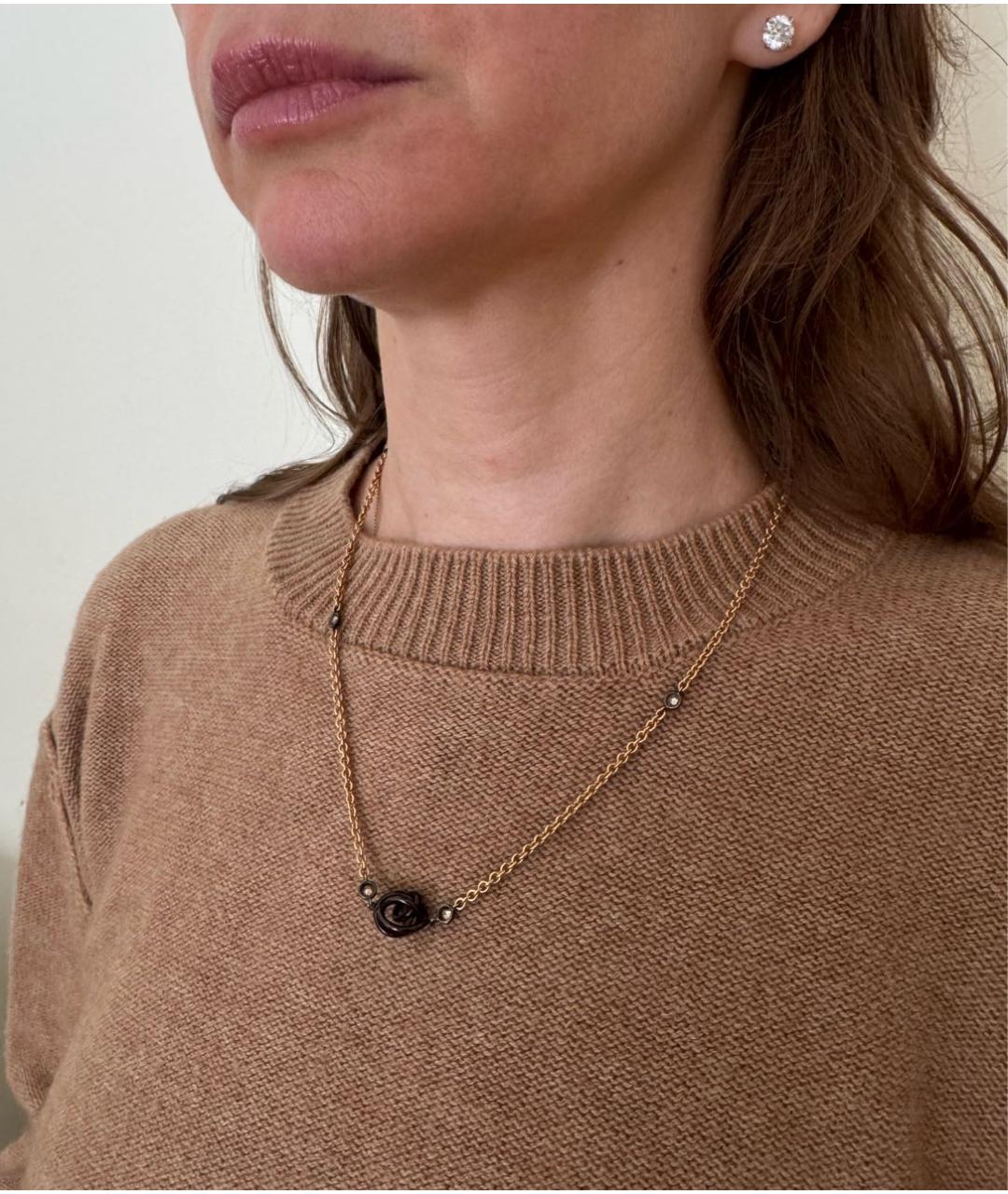 DE GRISOGONO Розовое колье из розового золота, фото 4