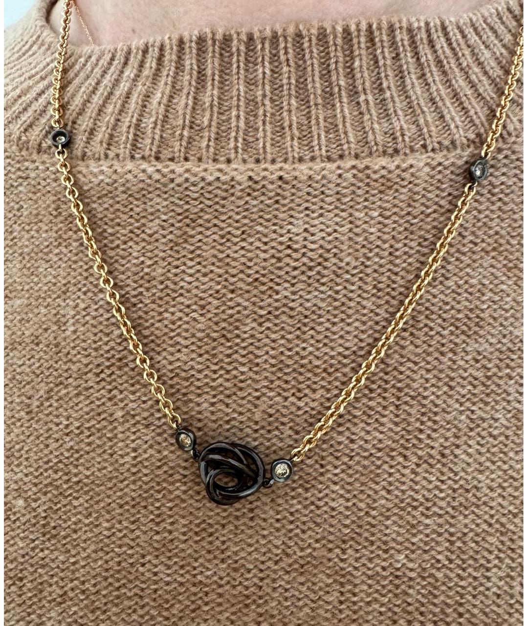 DE GRISOGONO Розовое колье из розового золота, фото 7