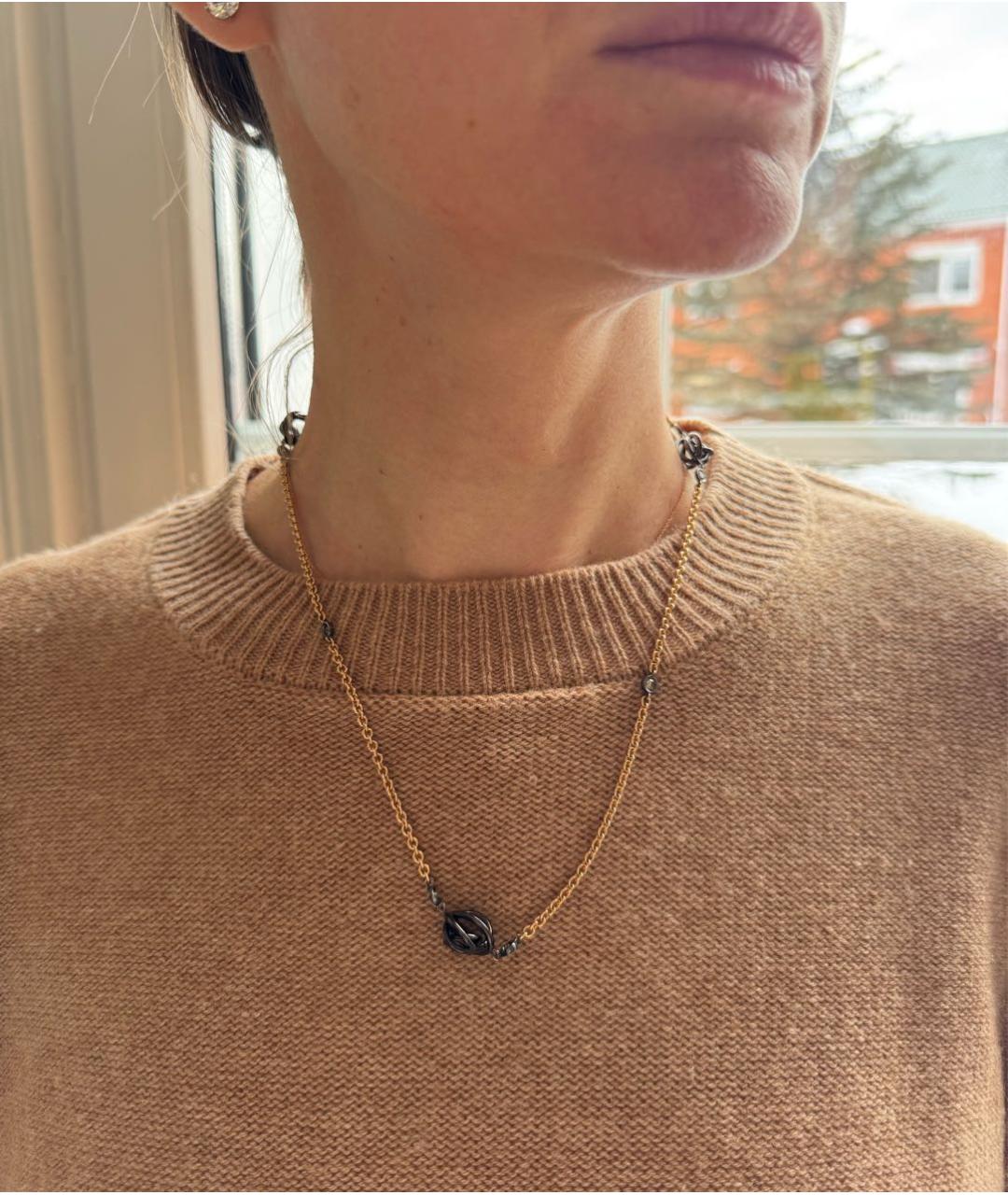 DE GRISOGONO Розовое колье из розового золота, фото 5