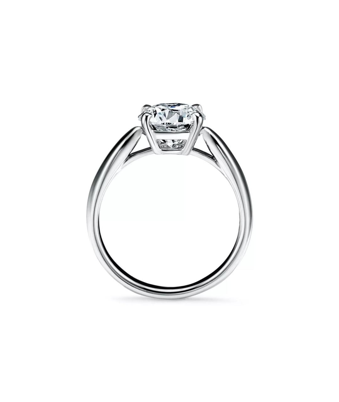 TIFFANY&CO Белое платиновое кольцо, фото 2