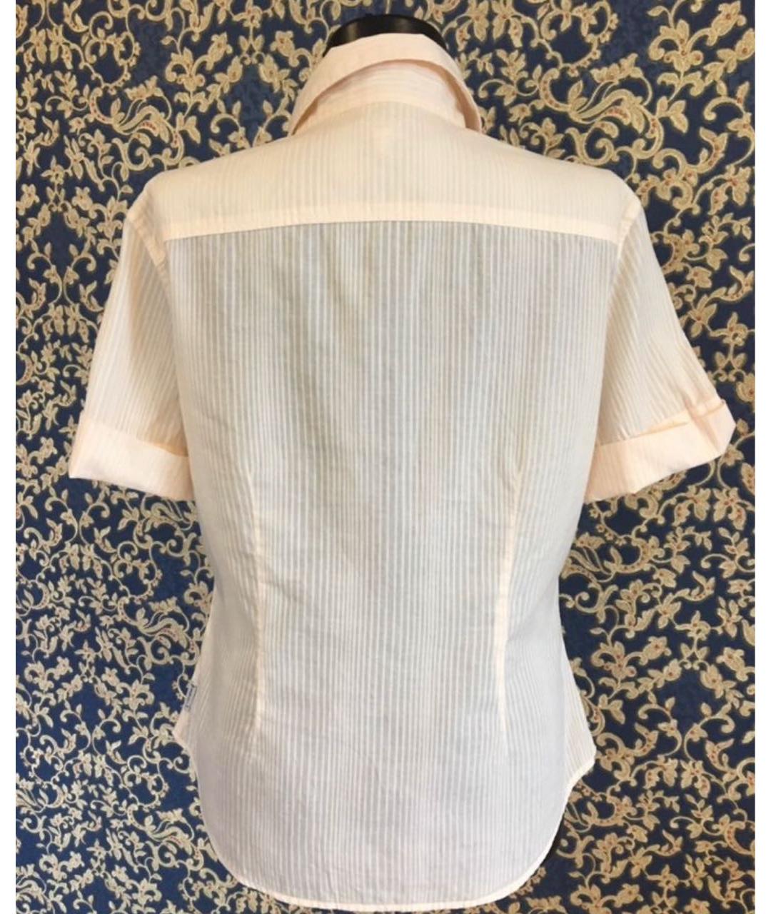 ARMANI JEANS Бежевая хлопковая рубашка, фото 2