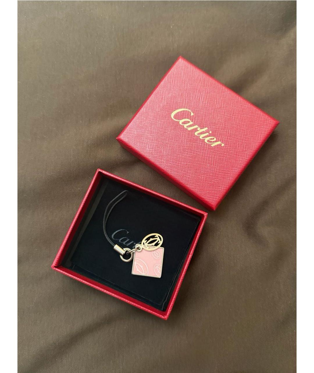 CARTIER Розовый брелок, фото 3
