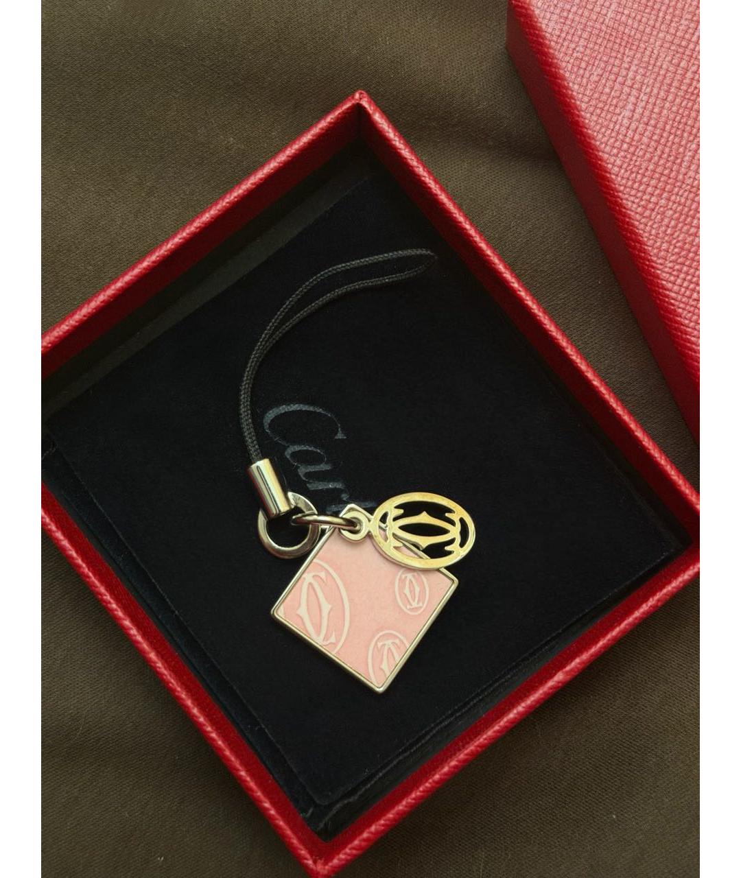 CARTIER Розовый брелок, фото 2