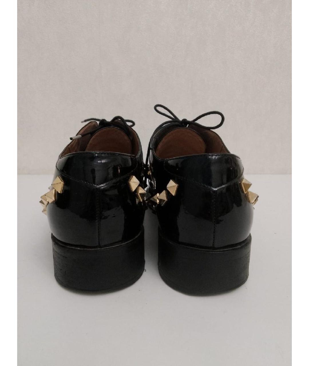 VALENTINO Черные туфли из лакированной кожи, фото 4